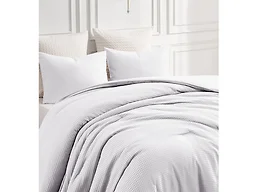 Kathy Ireland 3 Pc Waffle Comforter Set