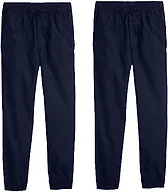 2PK Toddler's Classic Twill Joggers