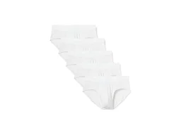 Amazon Essentials Men's Super Soft Modal Brief, White, Large