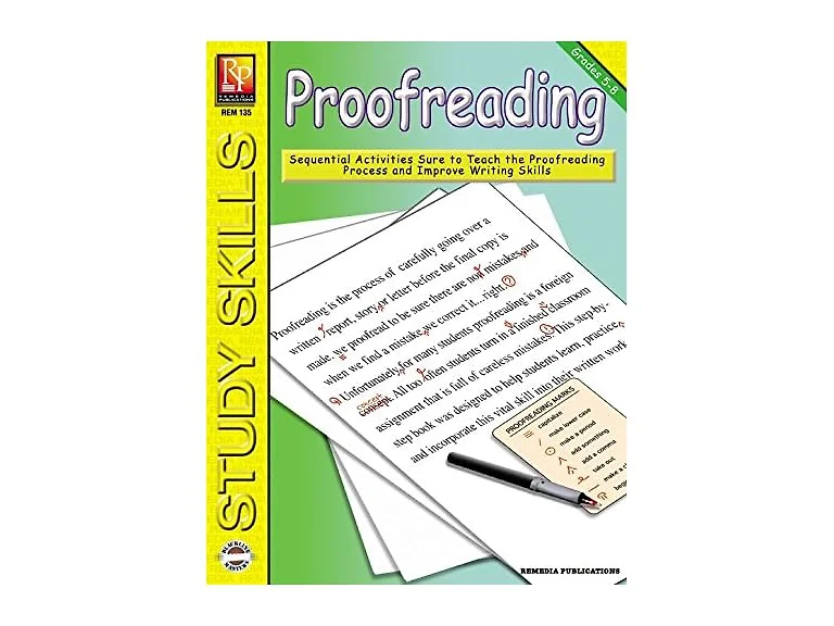 Remedia Publications Study Skills Series: Proofreading 135 - Grades 5-8