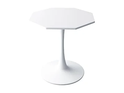 SPOFLYINN Octagonal Coffee Table White