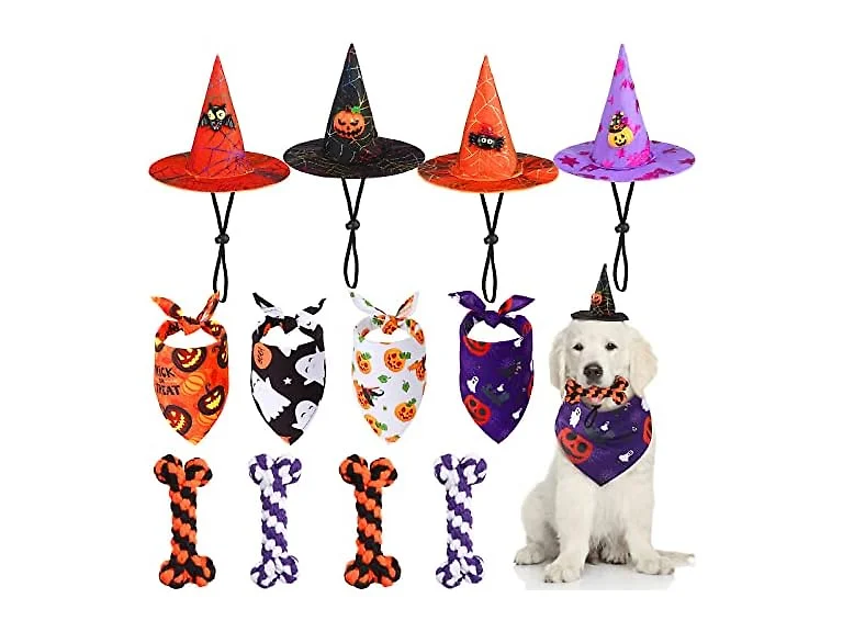 12 Pieces Halloween Dog Costumes