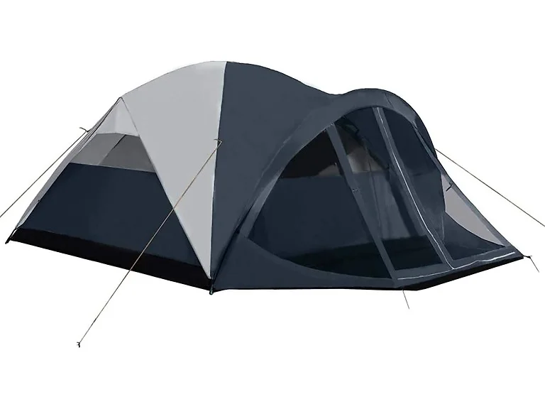 Pacific Pass 6 Person Dome Tent w/ Removable Rain Fly