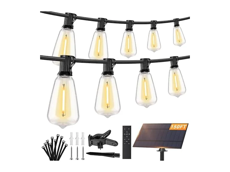 Brightever 150FT Solar String Lights