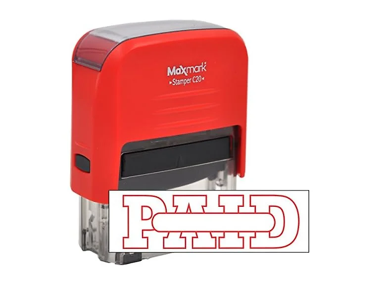 MaxMark Paid Self Inking Stamp, Printer 20