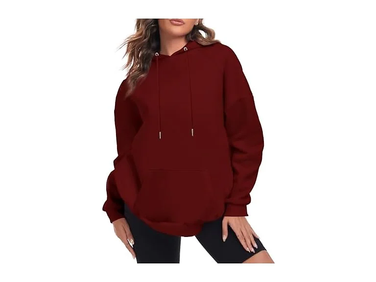 FKEEP Women (L) Tops with Pockets Black,Large