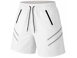 JumpStart LC-J/MWWS-104-WH-S Small Mens Training Shorts w/ 