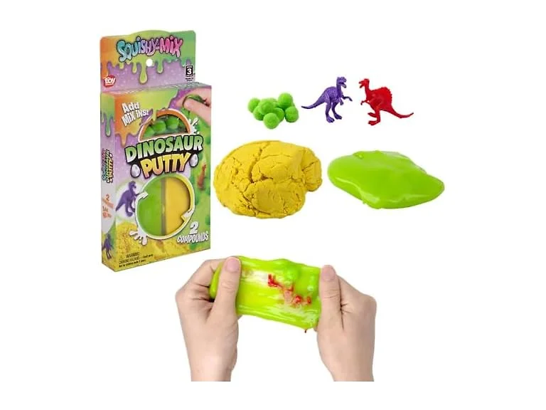Rhode Island Novelty Squishy-Mix Dinosaur Putty