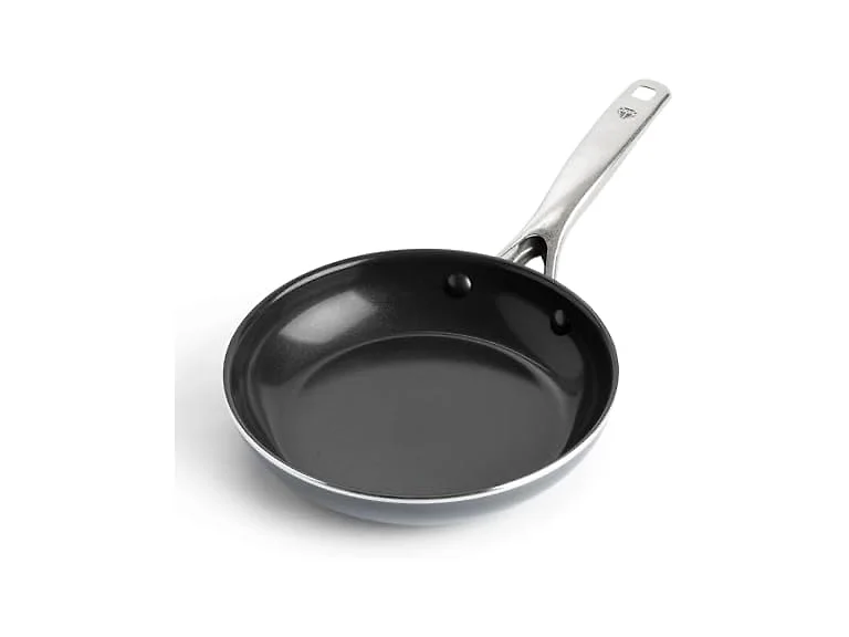 Blue Diamond 8" Diamond Infused Ceramic Frying Pan Skillet, Gray 