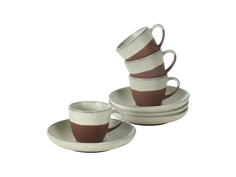 Gibson Elite William Crest 8 Piece Cup & Saucer Set