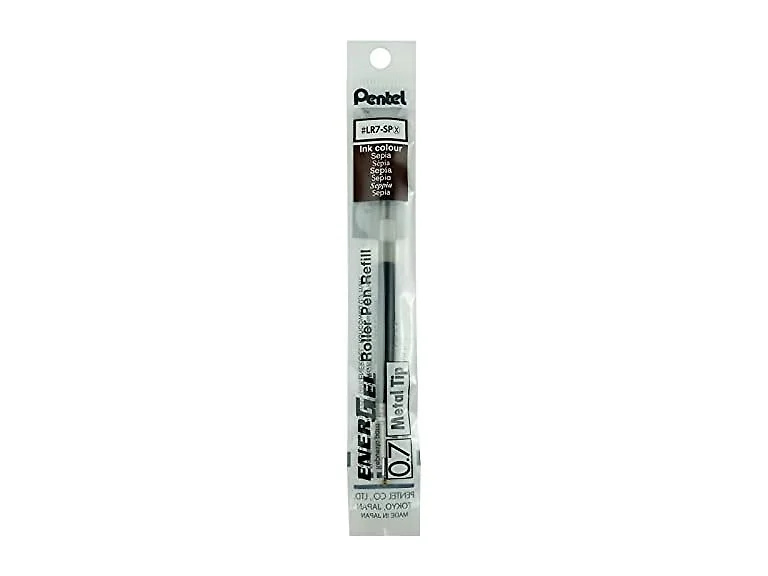 PENTEL Sepia Gel Rollerball Refill LR7