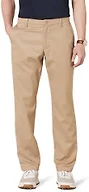 Amazon Essentials Men's Athletic-Fit Moisture-Wicking Stretch Golf Pants with Active Waistband (Available in Big & Tall), Khaki Brown, 56W x 28L