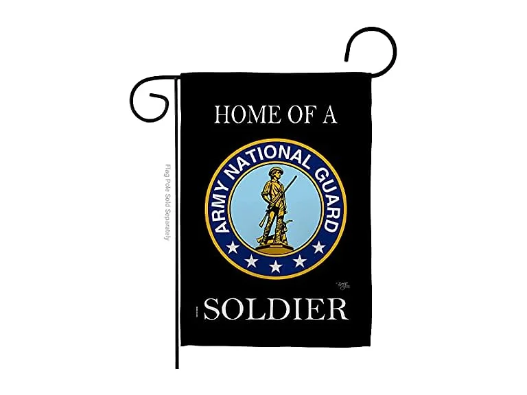 Breeze Decor National Guard Garden Flag