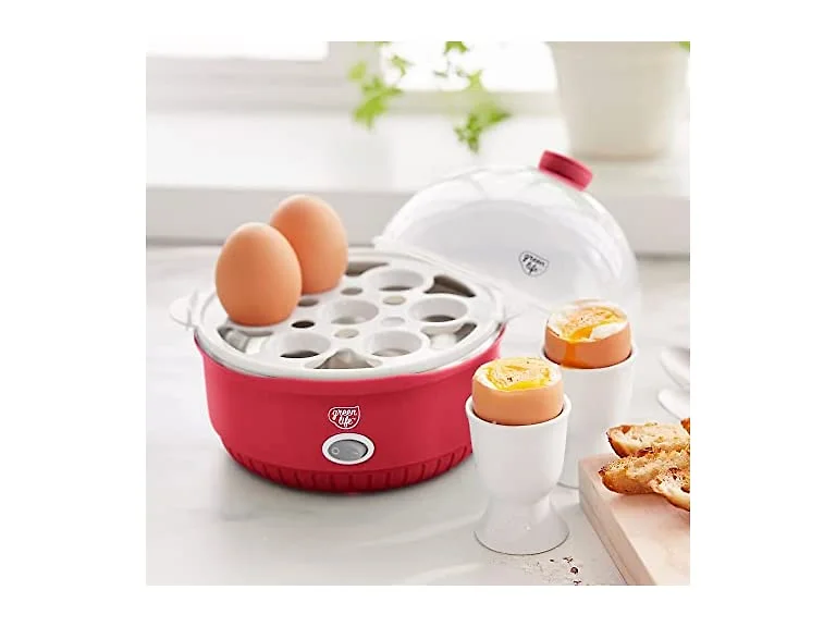 Electric Red Egg Cooker, 350 Watts