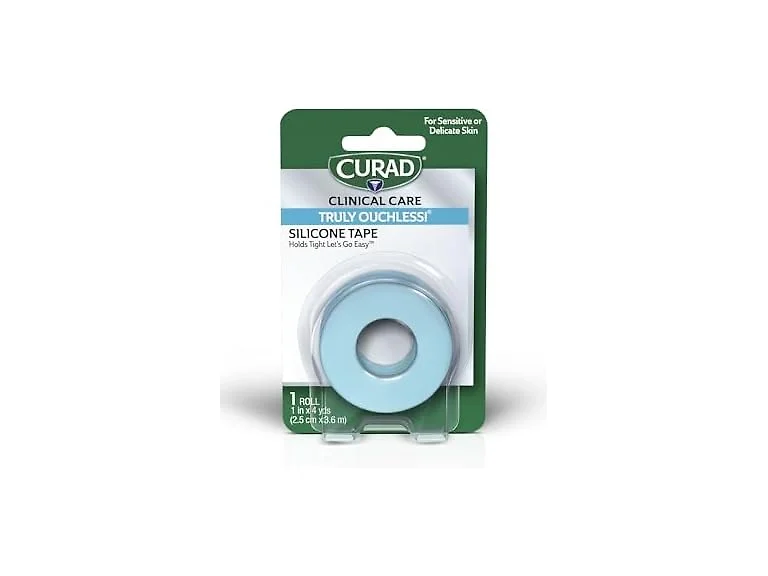 CURAD Truly Ouchless! Silicone Tape, 1"