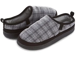 Floopi FLOOPI-405-BLK-S S Womens Detailed Plaid Clog S