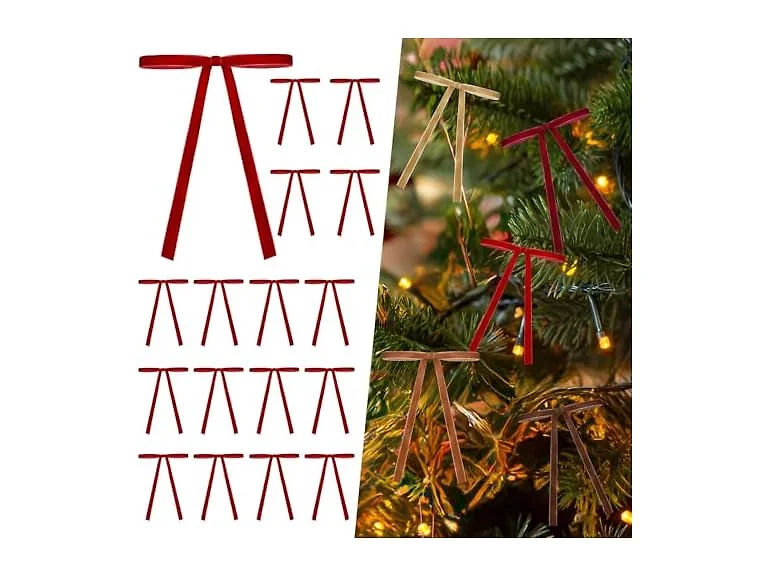 NONSTOP Red Velvet Ribbon Bows