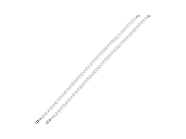 HOODANCOS 2pcs Bag Pearl Chain for Women