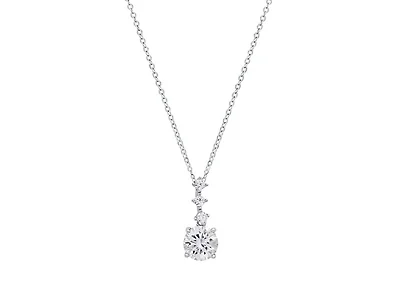 Moissanite Diamond Graduating Necklace