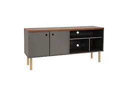 Sunnydaze Decor CMN-218 Media Console Gray Grey