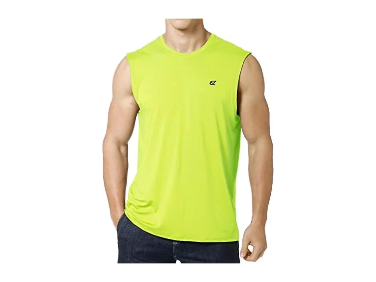 Ezrun Men (3XL) UPF 50+ Quick Dry Sleeveless Shirt
