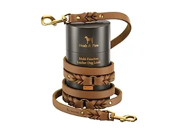 NOAH & PAW LS-LE-CA-L L NOAH & PAW Leather Dog Leash