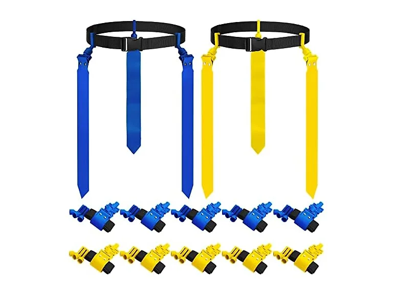 12 Pcs Adjustable Flag Football Belts