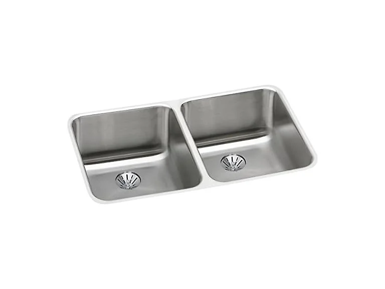 Elkay Double Bowl Undermount Stainless with Perfect Drain