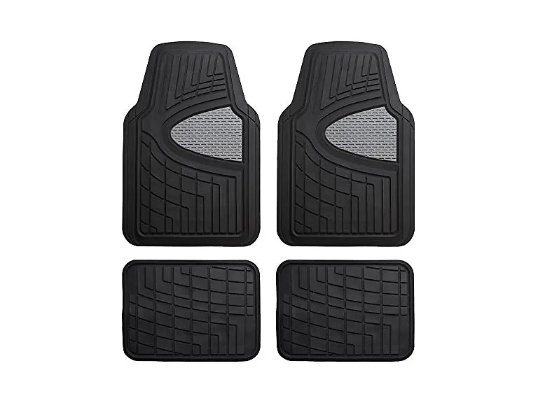 FH Group Automotive Floor Mats - Heavy-Duty Rubber