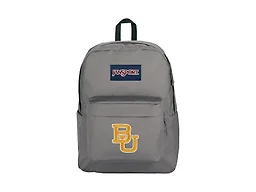 JanSport NCAA Officially Licensed Backpack, Baylor Bears, Superbreak Plus with Padded 15'' Laptop Sleeve, Spacious Computer Bag for Men & Women, Durable Daypack with Bottle Pocket, Graphite Grey