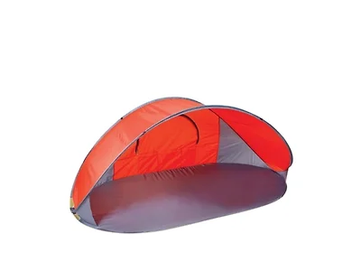 Pop-Up Beach Tent w/ Carry Bag - Red