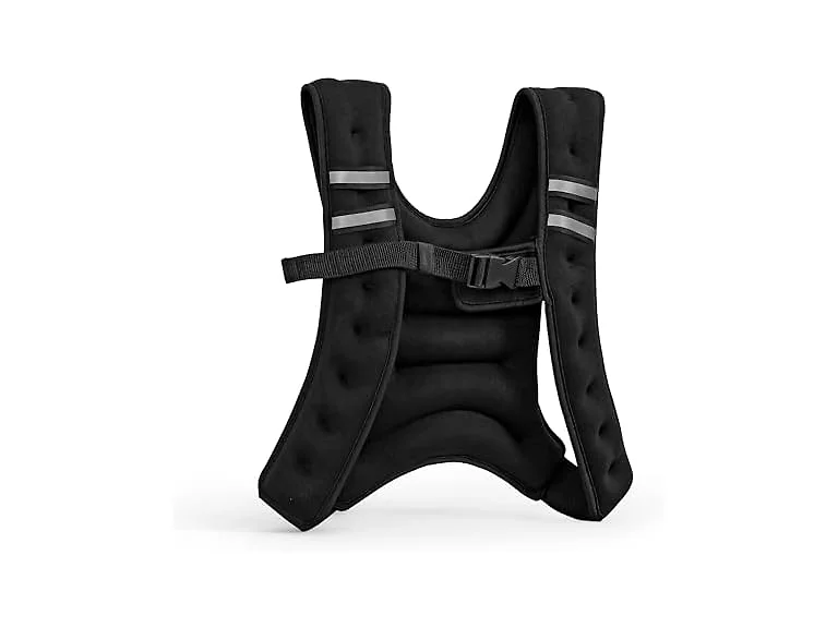 Tone Fitness Black Weighted Vest, 12 Lbs