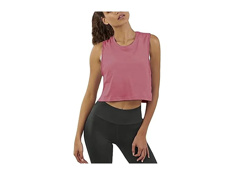 Mippo Women (S) Crop Top Workout Shirts Tank Tops