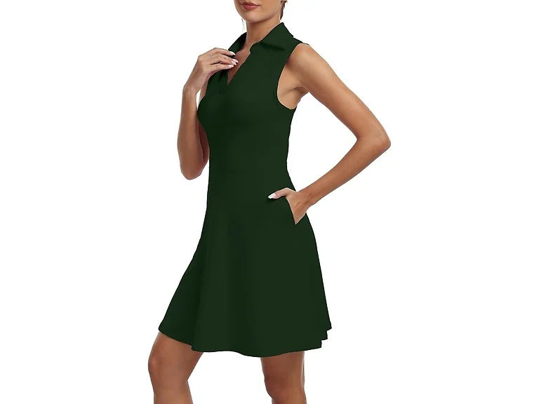 FKEEP Women (L) Golf Tennis Dress Shorts Dresses