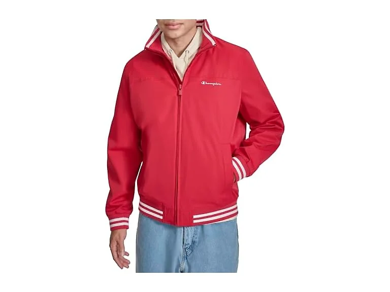 Champion Men (L) Water Resistant Varsity Jacket
