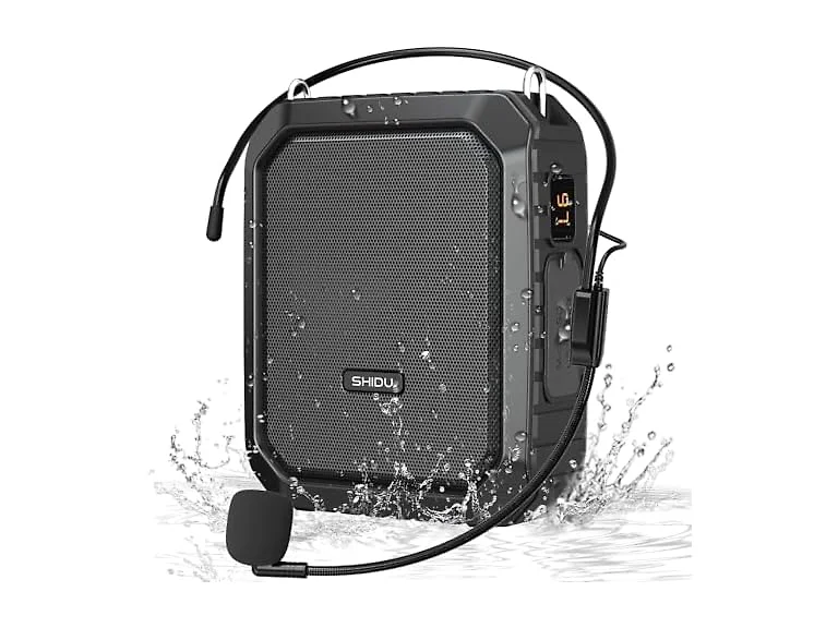 SHIDU Black Waterproof Voice Amplifier
