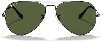 Ray-Ban RB3025 004/58 58 58-14-135 Ray-Ban RB3025 Classic  Aviator Sunglasse Gunmetal/G-15 Green Polarized