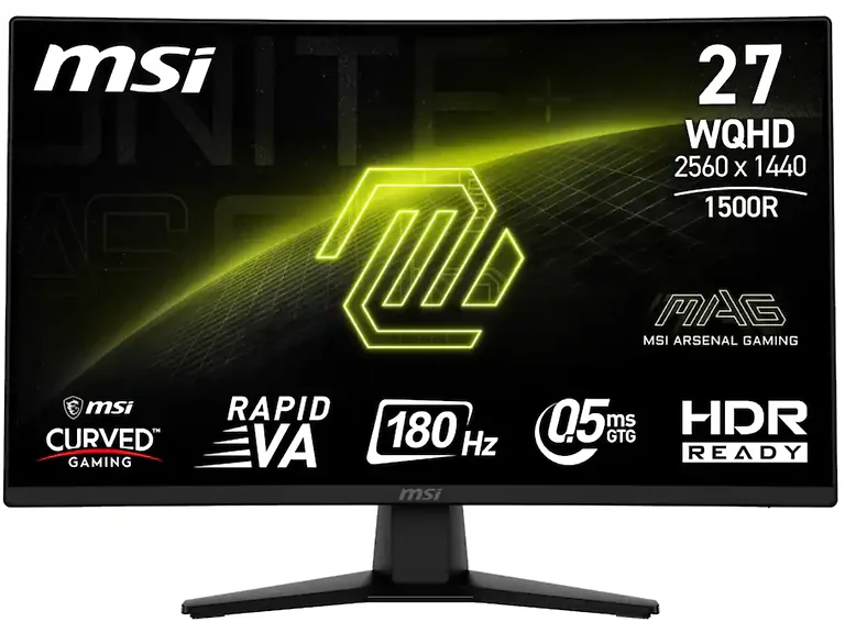 MSI 27" QHD Curved Monitor | MAG 274CQFB E18