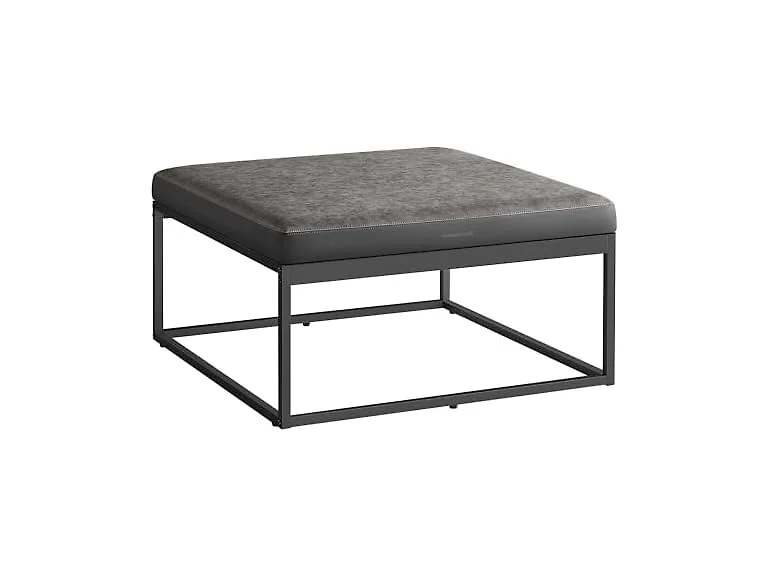 SONGMICS LUIZ Ottoman Table Dove Gray