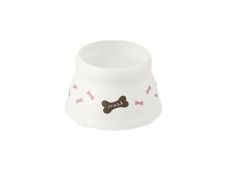 Richell - Raised Dog Bowl Small, Bone (RCL50010)