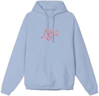 Lisa Logo Hoodie, Blue, Medium