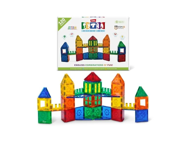 Tytan Magnetic Tiles 120-Piece Building Set by ZURU