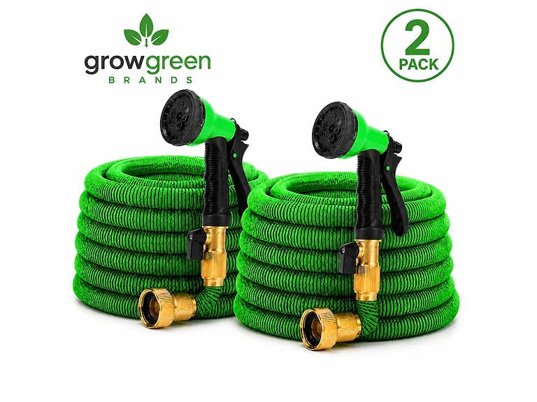 50ft Expandable Garden Hose 2-Pack