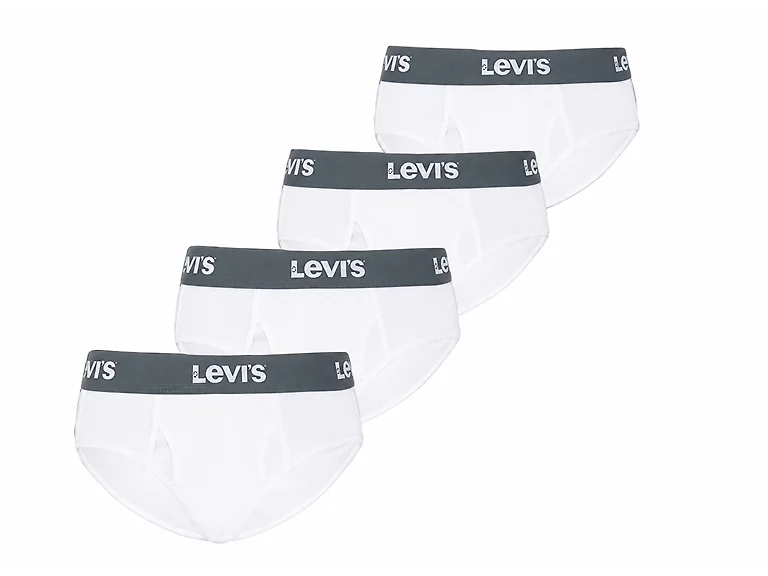 Levi's Mens Solid Basic Briefs