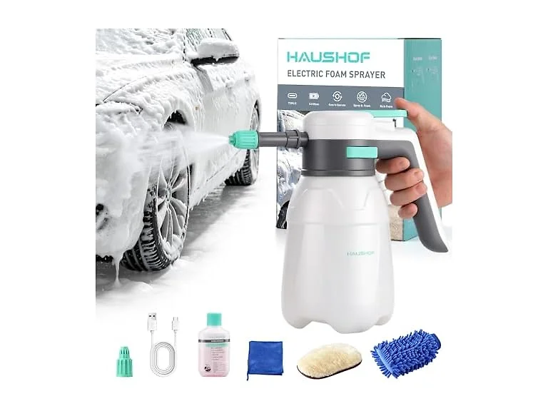HAUSHOF 61 fl oz Cordless Electric Foam Sprayer