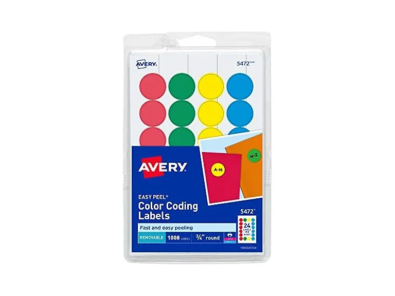 Avery Removable Color-Coding Labels