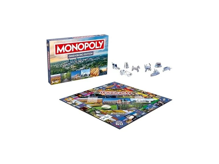 Monopoly Board Game – Greensboro, NC Edition