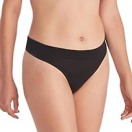 ExOfficio Women's Everyday Thong – Breathable, Lightweight Travel Underwear, Black, X-Small