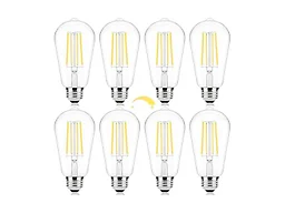 Brightever KN0001 Dimmable ST58 Bulbs 2700K 8P