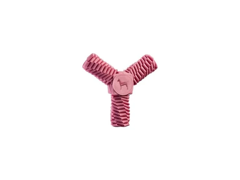 NOAH & PAW Luxury Dog Toy, Dog Rope Toy- Y Flyer, Pink